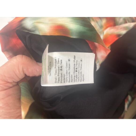 J.Crew x Liberty London Women’s Sz 4 Floral side cutout Midi dress Cotton Artsy - Picture 5 of 6